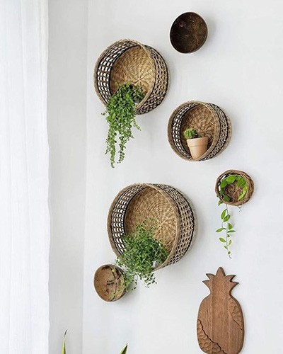 hangplanten aan de muur stylen, inspiratie