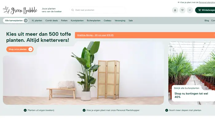 Green Bubble webshop