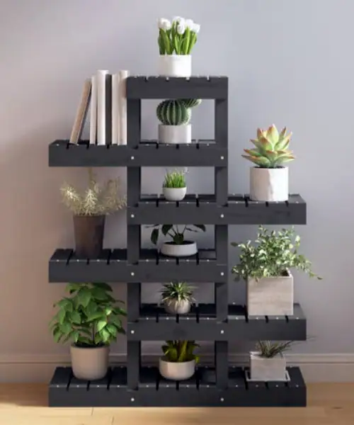 vidaXL plantenstandaard, plantentafel binnen, plantentafel hout